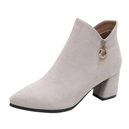 TAIAOJING Women s Ankle Boots Thermal Boots High Heels Short Zipper Chunky Shoes Retro Boots Zapatillas
TAIAOJING Women s Ankle Boots Thermal Boots High Heels Short Zipper Chunky Shoes Retro Boots Zapatillas
