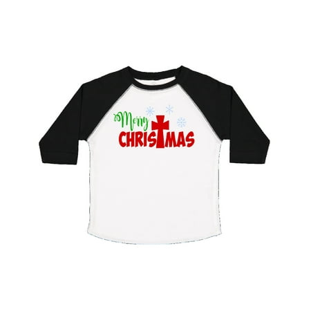 Inktastic Merry Christmas with Cross and Snowflakes Gift Toddler Boy or Toddler Girl T-Shirt
Inktastic Merry Christmas with Cross and Snowflakes Gift Toddler Boy or Toddler Girl T-Shirt