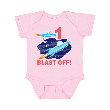 Inktastic Outer Space 1st Birthday Gift Baby Boy or Baby Girl Bodysuit