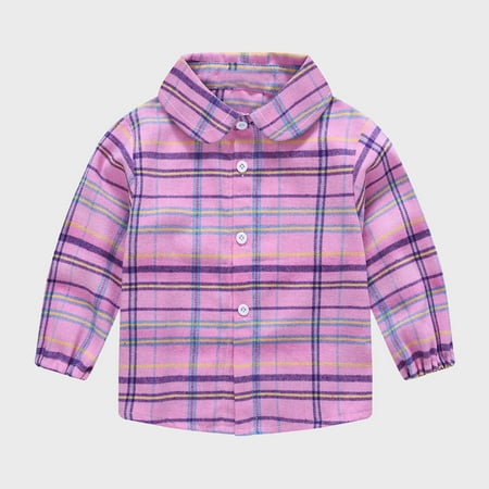 Geire Toddler Kids Trendy Lattice Pattern Print Long Sleeves Lapel Casual Top Shirt for Boys and Girls 18 Months-6 Years
Geire Toddler Kids Trendy Lattice Pattern Print Long Sleeves Lapel Casual Top Shirt for Boys and Girls 18 Months-6 Years