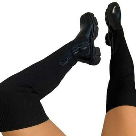Over-The-Knee Stretch High Boots Comfortable without Grinding Feet Gift for Girlfriend Women Lover Black 39
Over-The-Knee Stretch High Boots Comfortable without Grinding Feet Gift for Girlfriend Women Lover Black 39