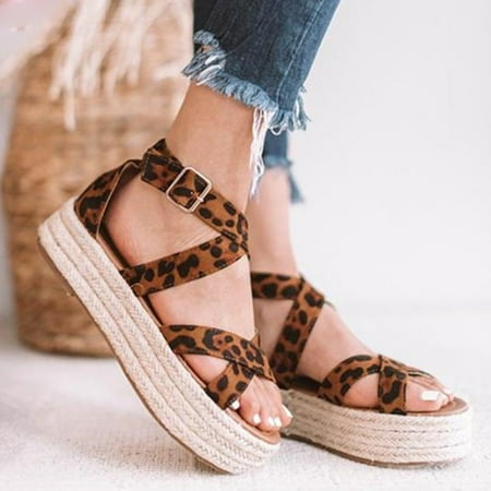 Women Wedges Sandals Open Toe Thick Sole Lightweight Breathable Shoes for Summer 38
Women Wedges Sandals Open Toe Thick Sole Lightweight Breathable Shoes for Summer 38