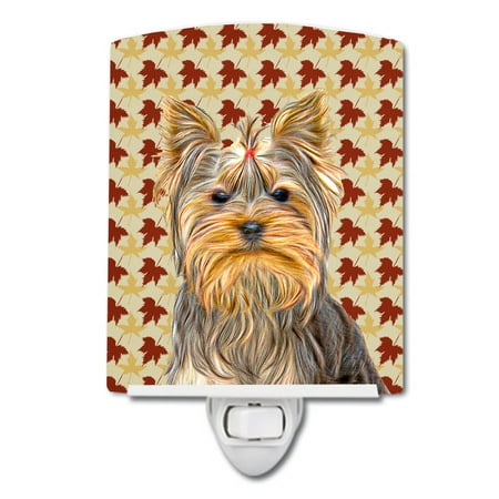 Caroline s Treasures KJ1205CNL Fall Leaves Yorkie / Yorkshire Terrier Ceramic Night Light 6x4x3 multicolor
Caroline s Treasures KJ1205CNL Fall Leaves Yorkie / Yorkshire Terrier Ceramic Night Light 6x4x3 multicolor