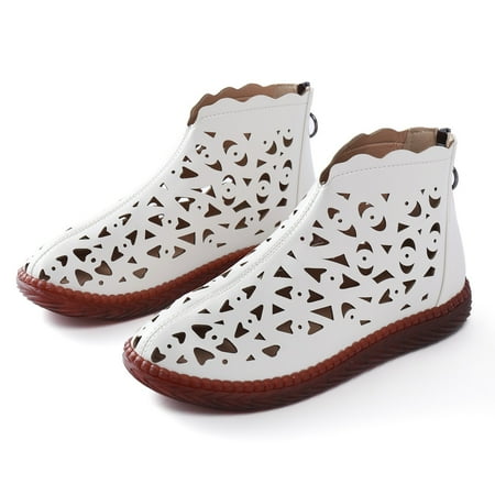 WANYNG Leisure Women s Summer Hollow Out Non Slip Flat Round Toe Breathable Zipper Lazy Leather Shoes Sandals
WANYNG Leisure Women s Summer Hollow Out Non Slip Flat Round Toe Breathable Zipper Lazy Leather Shoes Sandals
