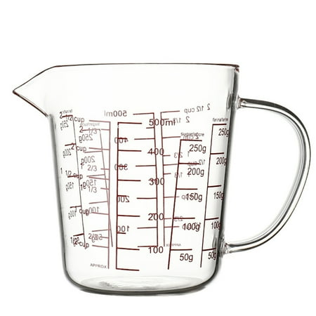250/500ml Glass Measuring Cup Milk Jug Heat Resistant Glass Cup Measure Jug Creamer Scale Cup Tea Coffee
250/500ml Glass Measuring Cup Milk Jug Heat Resistant Glass Cup Measure Jug Creamer Scale Cup Tea Coffee