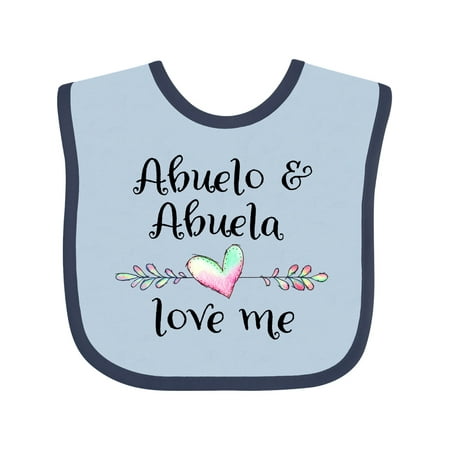 Inktastic Abuelo and Abuela Love Me- Heart Grandchild Gift Baby Boy or Baby Girl Bib
Inktastic Abuelo and Abuela Love Me- Heart Grandchild Gift Baby Boy or Baby Girl Bib