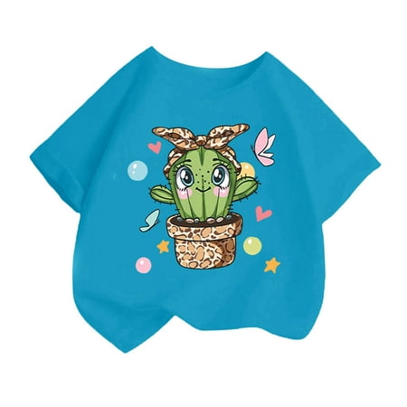Girls Shirts Kid Cute Fashion Printed Round Neck Short Sleeve Tee Summer Casual T Shirts Christmas Top 6-8 Years
Girls Shirts Kid Cute Fashion Printed Round Neck Short Sleeve Tee Summer Casual T Shirts Christmas Top 6-8 Years