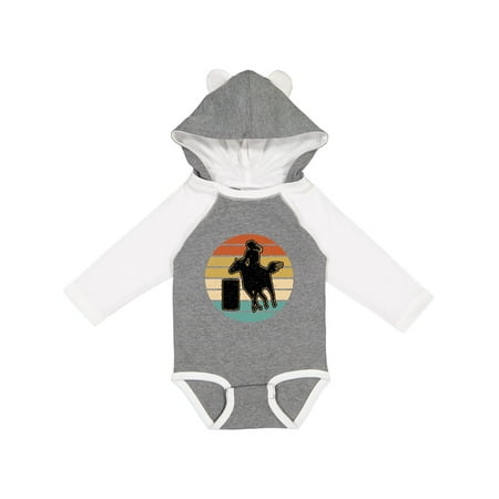 Inktastic Rodeo Barrel Racing Cowgirl Gift Baby Girl Long Sleeve Bodysuit
