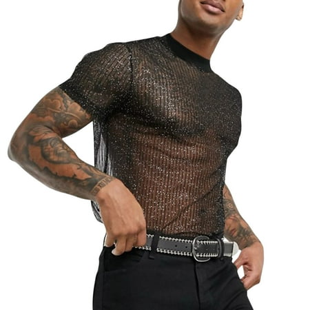 Male Summer Party Mesh T Shirt Blouse Tight Round Neck Short Sleeve Tops T Shirt Athletic Long Sleeve Shirt Men Fitted under Scrub Men Long Sleeve Shirts T Shirt Men Graphic Shirt Long Sleeve Men
Male Summer Party Mesh T Shirt Blouse Tight Round Neck Short Sleeve Tops T Shirt Athletic Long Sleeve Shirt Men Fitted under Scrub Men Long Sleeve Shirts T Shirt Men Graphic Shirt Long Sleeve Men
