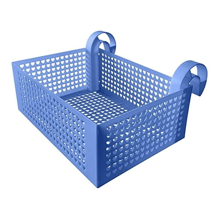 LICHENG Storage Basket Portable Storage Basket Storage Basket Foldable Pool Hanging Basket Storage Rack B