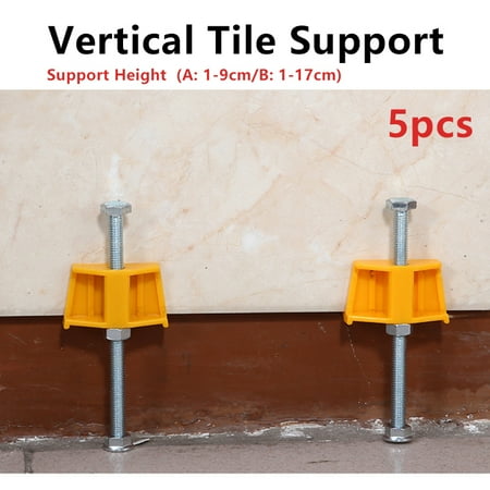 5pcs Manual Tile Leveling System Vertical Support Ceramic Floor Wall Construction Adjustment Tools Reusable Wall Tile Locator
5pcs Manual Tile Leveling System Vertical Support Ceramic Floor Wall Construction Adjustment Tools Reusable Wall Tile Locator