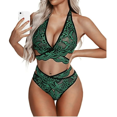 nsendm Sexy Fashion Lace Lingerie Underwear Sleepwear Steel Ring Pajamas Garter Lace Push up Bra Set plus Size Underwear Green 4X-Large
nsendm Sexy Fashion Lace Lingerie Underwear Sleepwear Steel Ring Pajamas Garter Lace Push up Bra Set plus Size Underwear Green 4X-Large
