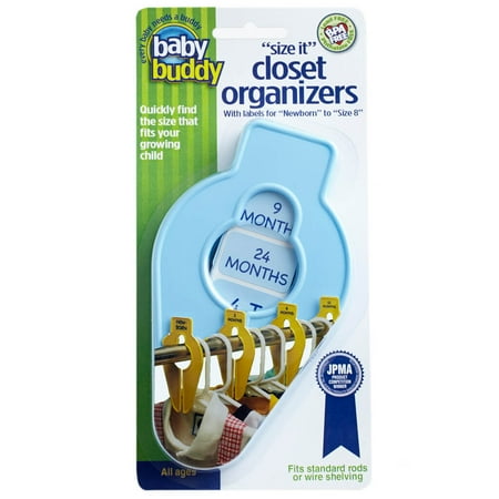 Baby Buddy Size-It Closet Organizers, 5-Count