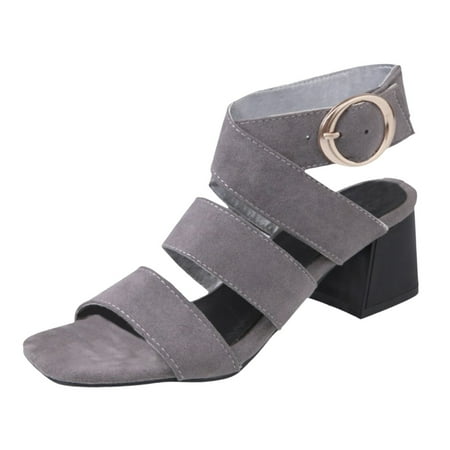 LIANGP Women s Sandals New Wide Band Sandals Thick Heel High Heel Breathable Hollow Out Roman Sandals Women s Shoes Gray Size 6.5
LIANGP Women s Sandals New Wide Band Sandals Thick Heel High Heel Breathable Hollow Out Roman Sandals Women s Shoes Gray Size 6.5