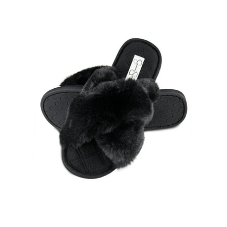 Jessica Simpson Womens Plush Cross Band Plush Memory Foam Slide Slipper
Jessica Simpson Womens Plush Cross Band Plush Memory Foam Slide Slipper