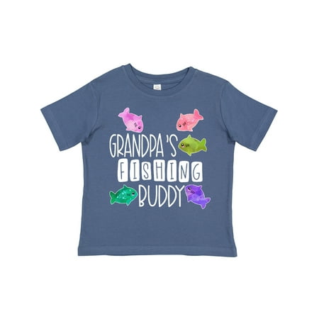 Inktastic Grandpa s Fishing Buddy with Colorful Fish Gift Toddler Boy or Toddler Girl T-Shirt
Inktastic Grandpa s Fishing Buddy with Colorful Fish Gift Toddler Boy or Toddler Girl T-Shirt