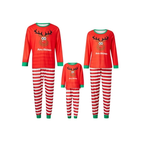 Raruxxin Family Matching Christmas Pajamas Suit Letter Elk Head Print Xmas Family Matching Pjs for Adults Kids Sleepwear Set
Raruxxin Family Matching Christmas Pajamas Suit Letter Elk Head Print Xmas Family Matching Pjs for Adults Kids Sleepwear Set