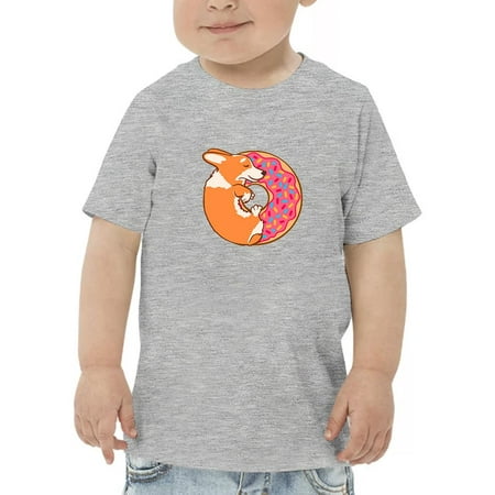 Corgi With Donut And Sprinkles T-Shirt Toddler -Image by Shutterstock 5 Toddler