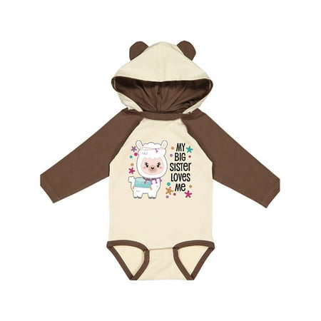 Inktastic My Big Sister Loves Me- cute and happy llama Gift Baby Boy or Baby Girl Long Sleeve Bodysuit
Inktastic My Big Sister Loves Me- cute and happy llama Gift Baby Boy or Baby Girl Long Sleeve Bodysuit