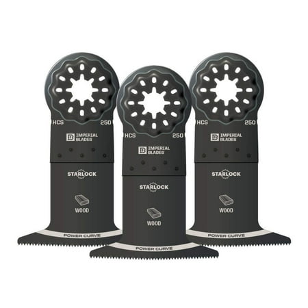 Imperial Blades Starlock™ 2-1/2 Standard Power Curve Wood Blade 3Pc