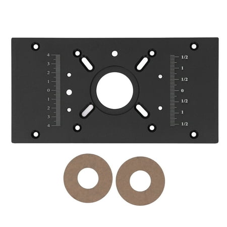 Router Table Insert Plate Aluminum Alloy Lift System Base Board Accessory for Woodworking Black
Router Table Insert Plate Aluminum Alloy Lift System Base Board Accessory for Woodworking Black