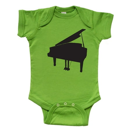 Inktastic Piano Silhouette Gift Baby Boy or Baby Girl Bodysuit
