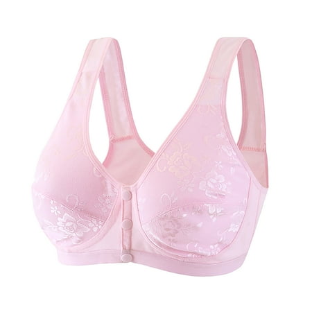 MRULIC bras for women Women s side breast collection front opening and comfortable bra Pink + 38
MRULIC bras for women Women s side breast collection front opening and comfortable bra Pink + 38