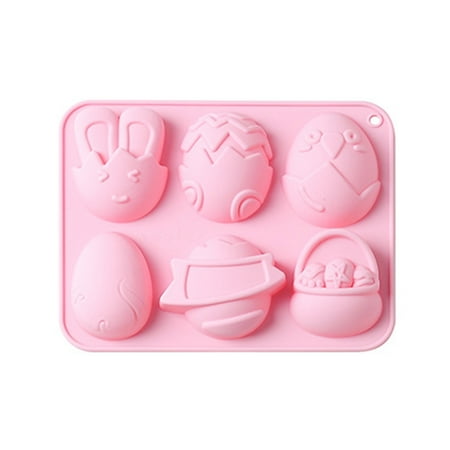 GENEMA 6 Holes Silicone Chocolate Moulds Baking Gadgets Easter Rabbit Bunny Eggs Shaped
GENEMA 6 Holes Silicone Chocolate Moulds Baking Gadgets Easter Rabbit Bunny Eggs Shaped