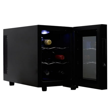 6 Bottle Wine Cooler Thermoelectric Refrigerator with Digital Temperature Controls
6 Bottle Wine Cooler Thermoelectric Refrigerator with Digital Temperature Controls