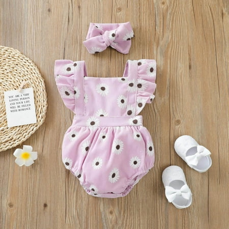 KONBECA Baby Boys Girls Rompers Infants Pure Cotton Coverall Toddler Baby Girl Bodysuit Flower Embroidered One-piece Romper with Headband Suit Outfits (0-24 Months)
KONBECA Baby Boys Girls Rompers Infants Pure Cotton Coverall Toddler Baby Girl Bodysuit Flower Embroidered One-piece Romper with Headband Suit Outfits (0-24 Months)
