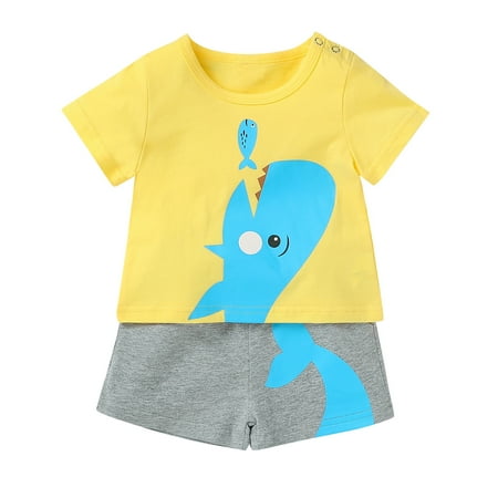 Cute Short Outfits Baby Cartoon Tops+Shorts Boys Sleeve Set Boys Outfits&Set For 9-12 Months
Cute Short Outfits Baby Cartoon Tops+Shorts Boys Sleeve Set Boys Outfits&Set For 9-12 Months