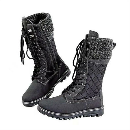 FEIOS Women’s Zipper Mid-Calf Boots Winter Warm Bandage Flat Shoes Black US 10
FEIOS Women’s Zipper Mid-Calf Boots Winter Warm Bandage Flat Shoes Black US 10