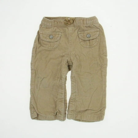 Pre-owned Gap Girls Tan Corduroy Pants size: 12-18 Months