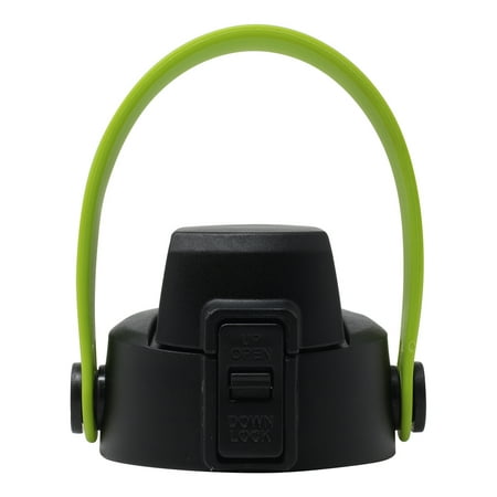 New Redesigned Aquatix 21 ounce FlipTop Bottle Cap with Removable GREEN Strap Handle
New Redesigned Aquatix 21 ounce FlipTop Bottle Cap with Removable GREEN Strap Handle