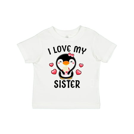 Inktastic I Love My Sister with Cute Penguin and Hearts Gift Toddler Toddler Girl T-Shirt
Inktastic I Love My Sister with Cute Penguin and Hearts Gift Toddler Toddler Girl T-Shirt