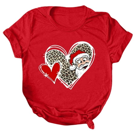 Fashion Tops For Women Casual Christmas Printing Shirts Round Neck Short Sleeve Tee Tops Workout Clothes Women Dark Shirt Short Sleeve Tee Tops Short Sleeve Scrub Jackets Shirt And Shirt Set Women
Fashion Tops For Women Casual Christmas Printing Shirts Round Neck Short Sleeve Tee Tops Workout Clothes Women Dark Shirt Short Sleeve Tee Tops Short Sleeve Scrub Jackets Shirt And Shirt Set Women
