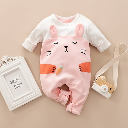 0-18M Newborn Infant Baby Boy Girls Long Sleeve Romper Bodysuit Clothes One-piece Outfit - Pink Rabbit
0-18M Newborn Infant Baby Boy Girls Long Sleeve Romper Bodysuit Clothes One-piece Outfit - Pink Rabbit
