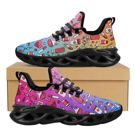 Cartoon Nurse Medical Women Black Flats Shoes Air Mesh Lace Up Comfortable Walking Sneaker Female Footwear Zapatillas De Mujer
Cartoon Nurse Medical Women Black Flats Shoes Air Mesh Lace Up Comfortable Walking Sneaker Female Footwear Zapatillas De Mujer