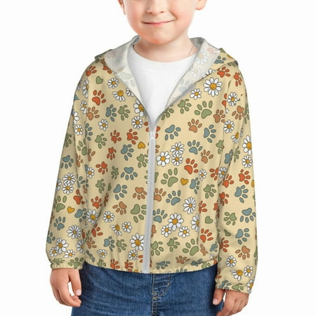 Goofa Paw In Groovy Style Printed Kids Zip-Up Hoodie Girls Boys UPF50+ Sun Protection Jacket Hooded Cooling Shirt-5 Years
Goofa Paw In Groovy Style Printed Kids Zip-Up Hoodie Girls Boys UPF50+ Sun Protection Jacket Hooded Cooling Shirt-5 Years