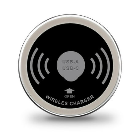 5W 15W Desktop Grommet Power Wireless Charger USB C&USB A Port Fast Charging Charger
5W 15W Desktop Grommet Power Wireless Charger USB C&USB A Port Fast Charging Charger