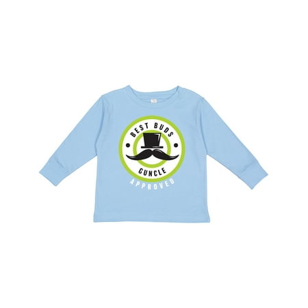 Inktastic Best Buds Guncle Approved with Tophat and Mustache Boys Long Sleeve Toddler T-Shirt
Inktastic Best Buds Guncle Approved with Tophat and Mustache Boys Long Sleeve Toddler T-Shirt