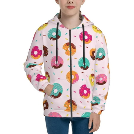 Hoodies for Women Donut Long Sleeve Sweatshirt Drawstring Zip Up Hoodie with Pockets Teen Girl Clothes
Hoodies for Women Donut Long Sleeve Sweatshirt Drawstring Zip Up Hoodie with Pockets Teen Girl Clothes