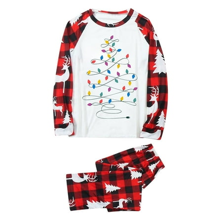 Christmas Pajamas for Family Parent-Child Outfit Winter Fall Mon Sleepwear Matching Cute Big Headed Deer Print Pjs Plaid Long Sleeve Tops Pants Soft Casusal Holiday Sleepwear Pajama Sets
Christmas Pajamas for Family Parent-Child Outfit Winter Fall Mon Sleepwear Matching Cute Big Headed Deer Print Pjs Plaid Long Sleeve Tops Pants Soft Casusal Holiday Sleepwear Pajama Sets