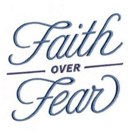 Faith over fear Embroidery America Premium Flour Sack Towel