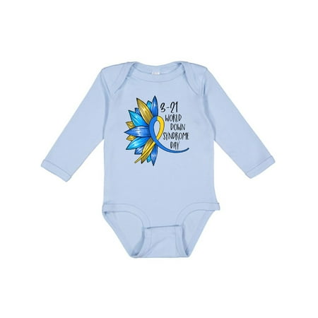 Inktastic 3-21 World Down Syndrome Day Ribbon and Sunflower Gift Baby Boy or Baby Girl Long Sleeve Bodysuit
Inktastic 3-21 World Down Syndrome Day Ribbon and Sunflower Gift Baby Boy or Baby Girl Long Sleeve Bodysuit