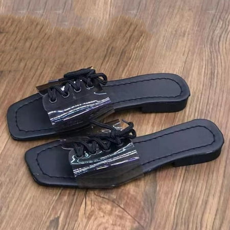 〖Yilirongyumm〗 Black 39 Slippers For Women Wear Candy Fashion Outer Flat Beach Sandals Women s Color Large Slippers Size Lace-Up Women s Slipper
〖Yilirongyumm〗 Black 39 Slippers For Women Wear Candy Fashion Outer Flat Beach Sandals Women s Color Large Slippers Size Lace-Up Women s Slipper