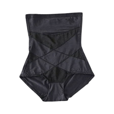 GOODLIEST Slimming Pants Breathable Tight Abdomen High Waist Cross Compression Abs Shaping Pants for Women