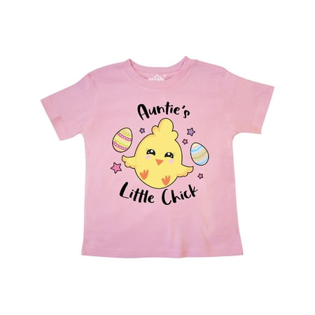Inktastic Happy Easter Auntie s Little Chick Gift Toddler Toddler Girl T-Shirt