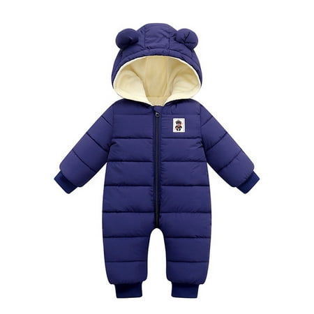 Lovebay Infant Baby Winter Down Snowsuit Newborn Hooded Romper Padded Bodysuit with Warm Fleece Lining
Lovebay Infant Baby Winter Down Snowsuit Newborn Hooded Romper Padded Bodysuit with Warm Fleece Lining