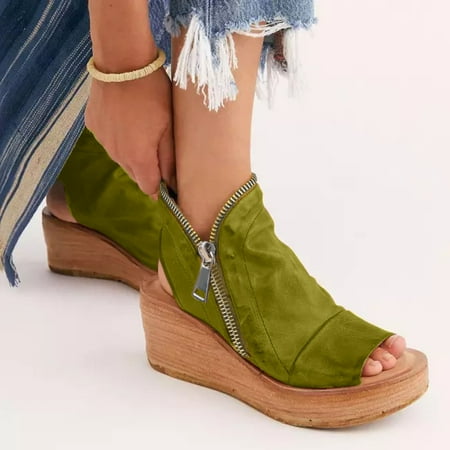 〖Yilirongyumm〗 Green 41 Sandals Women Sandals Round Hollow Side Women s Toe Color Casual Platform Solid Fashion Zipper Women s Sandals
〖Yilirongyumm〗 Green 41 Sandals Women Sandals Round Hollow Side Women s Toe Color Casual Platform Solid Fashion Zipper Women s Sandals